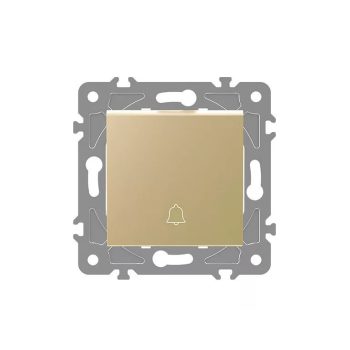 ELDLUX ELDGROUND nyomókapcsoló csengőjellel arany rugós