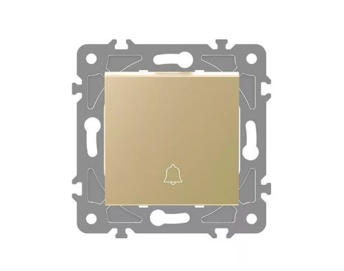 ELDLUX ELDGROUND nyomókapcsoló csengőjellel arany rugós