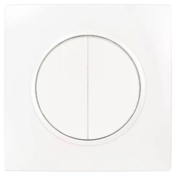 ELDLUX ELDELIN kettős váltókapcsoló (106+6) fehér