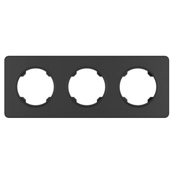 ELDLUX ELDELIN hármas műanyag keret fekete