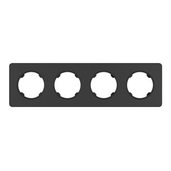 ELDLUX ELDELIN négyes műanyag keret fekete