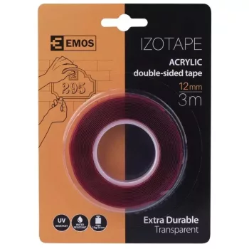 Kétoldalas akril ragasztó 12mm/3m