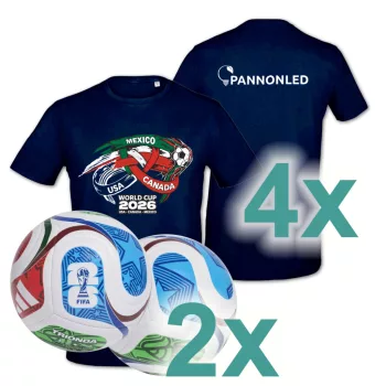 2026-os VB szurkolói póló és Adidas labda csomag