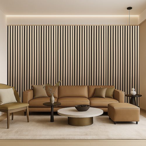 Akusztikus falpanel Bőrhatású 280 cm