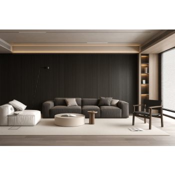 Akusztikus falpanel Fekete tölgy 280 cm