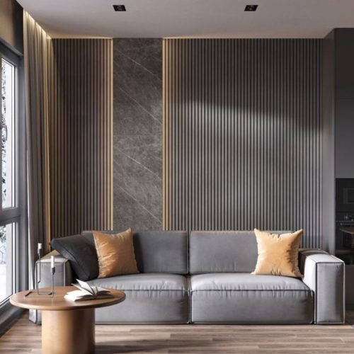 Akusztikus falpanel Hamvas bükk 280 cm