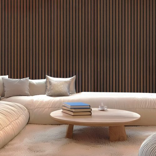 Akusztikus falpanel Rusztikus dió 280 cm