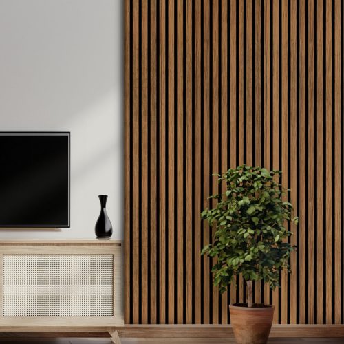 Akusztikus falpanel Vörös tölgy 280 cm