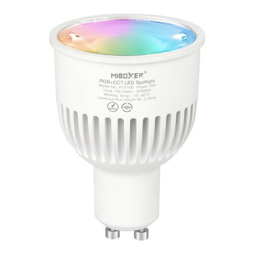 MiBoxer GU10 6 Watt 550Lm RGB+CCT LED Fényforrás