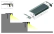 Topmet LED profil UP-MINI10 A eloxált