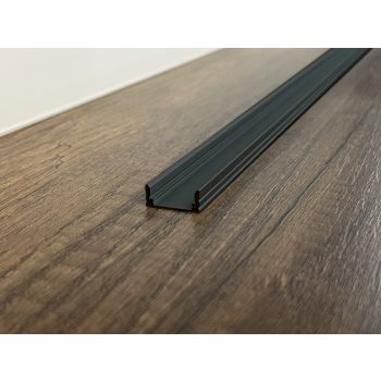 Nova Surface Fekete LED Profil eloxált 17*7mm