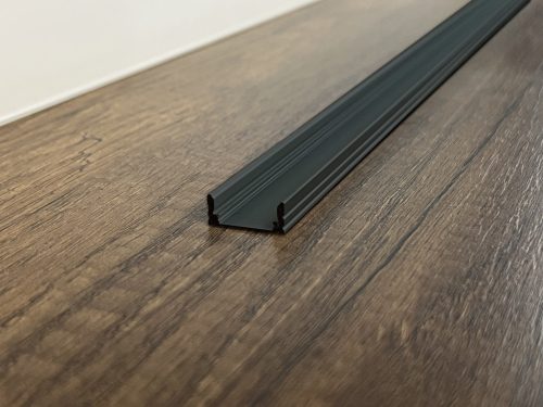 Nova Surface Fekete LED Profil eloxált 17*7mm