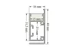 NOVA fali alumínium LED profil W19, eloxált, 2 m