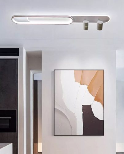 UNIVERSO mennyezeti lámpa 2xGU10 Max.40w + 50w 4000lm 6500k 1000×130×120mm IP20 fehér