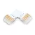 SMD LED Szalag átlátszó sarok toldóelem 10 mm 4 pin szalag+szalag