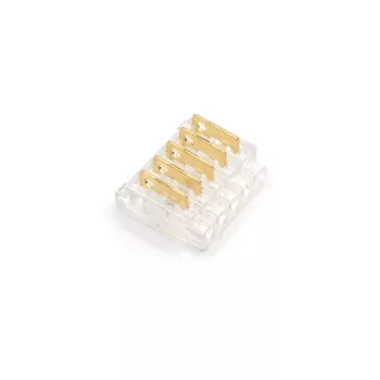   SMD LED Szalag átlátszó betápcsatlakozó 12 mm 5 pin szalag+vezeték