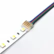 SMD LED Szalag átlátszó betápcsatlakozó 12 mm 5 pin szalag+vezeték