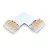 SMD LED Szalag átlátszó sarok toldóelem 12 mm 5 pin szalag+szalag