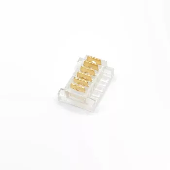   SMD LED Szalag átlátszó toldóelem 12 mm 6 pin szalag+szalag