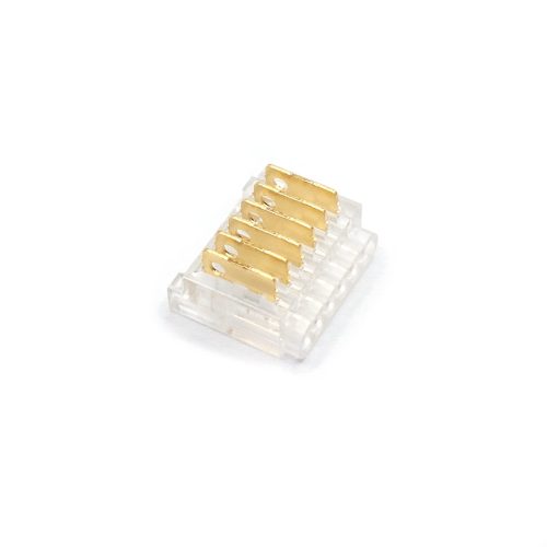 SMD LED Szalag átlátszó betápcsatlakozó 12 mm 6 pin szalag+vezeték