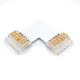 SMD LED Szalag átlátszó sarok toldóelem 12mm 6 pin szalag+szalag