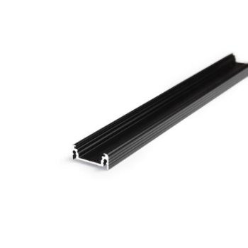 Topmet LED profil SURFACE14 fekete 2 méteres EE7F/TY