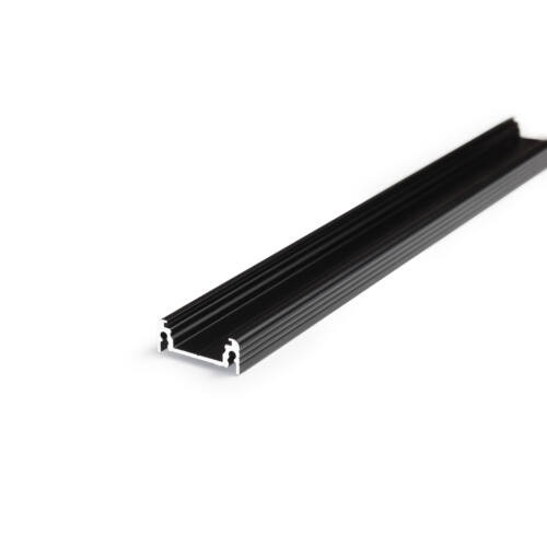 Topmet LED profil SURFACE14 fekete 2 méteres