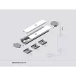 Topmet LED Profil GROOVE14 fekete 2 méteres EE7F/TY
