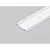 Topmet LED profil ARC12 fehér 2 méteres CD/U5