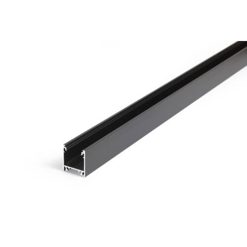 Topmet LED profil LINEA20 fekete 2 méteres