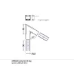Topmet LED profil LINEA20 fekete sarokidom 60°