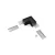 Topmet LED profil LINEA20 fekete sarokidom 90°