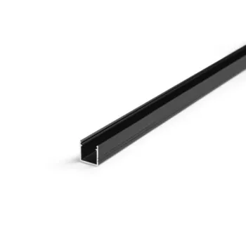 Topmet LED profil SMART10 fekete eloxált 2 méteres AC2/Z