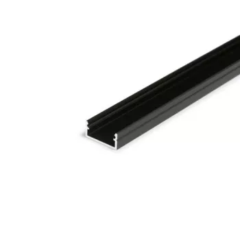 Topmet LED profil BEGTON12 fekete 2 méteres JC/S