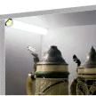 Topmet LED profil QUARTER10 eloxált ALU 2 méteres