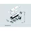 Topmet LED profil "U7" LINEA-IN20 SPRING gipszkarton rögzítő