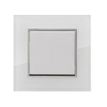 ELDIRA Egyes üveg keret fehér