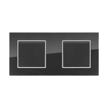 ELDIRA Kettes üveg keret Fekete