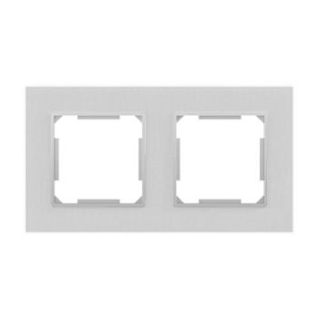 ELDIRA Kettes üveg keret ezüst