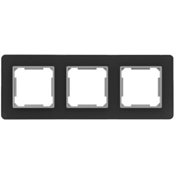 ELDBRIDGE Hármas üveg keret Fekete
