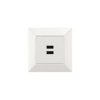 ELDGROUND 2xUSB töltő ajzat fehér