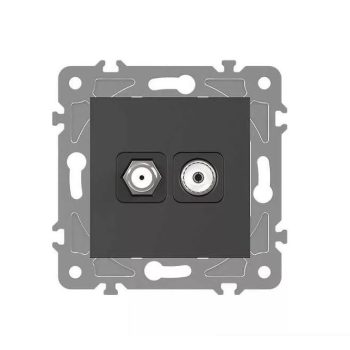 ELDGROUND SAT + TV aljzat (13dB) fekete