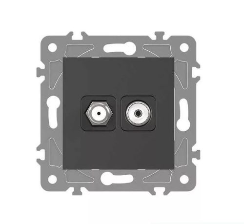 ELDGROUND SAT + TV aljzat (13dB) fekete