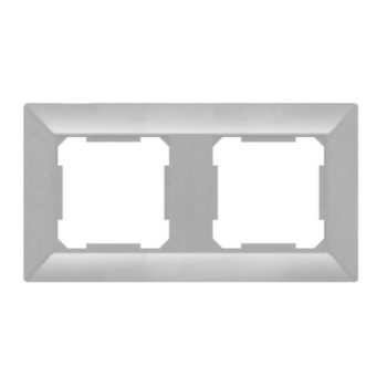 ELDGROUND Kettes műanyag keret ezüst