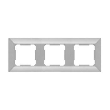 ELDGROUND Hármas műanyag keret ezüst