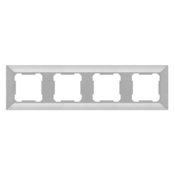 ELDGROUND Négyes műanyag keret ezüst