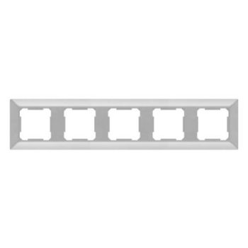 ELDGROUND Ötös műanyag keret ezüst