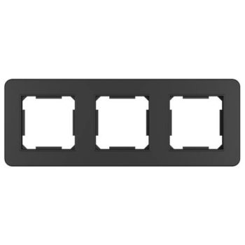 ELDANA Hármas műanyag keret Fekete