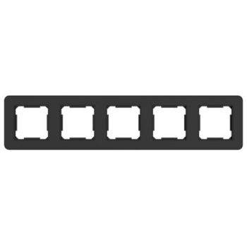 ELDANA Ötös műanyag keret Fekete