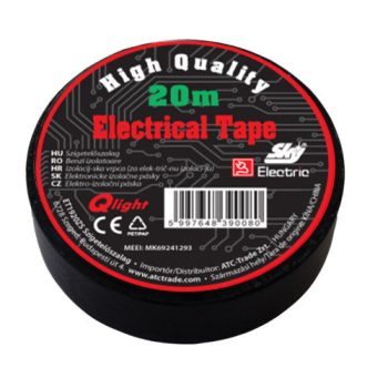 Q-Sky szigetelőszalag, 20m fekete